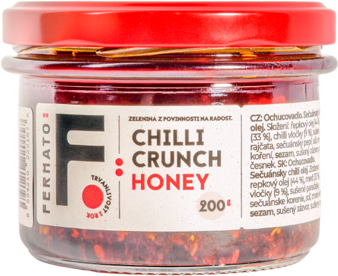 Fermato Sečuánsky chilli olej - Crunch Honey 200 g