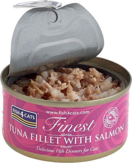Fish4Cats Konzerva pre mačky Finest tuniak s lososom 70 g