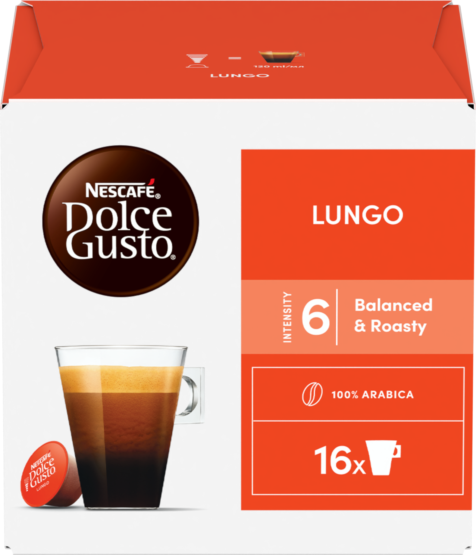 Nescafé Dolce Gusto Lungo kávové kapsule 16 ks