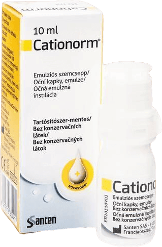 Cationorm očná emulzná instilácia 10 ml