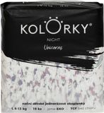 Kolorky NIGHT Jednorožec veľ. L (8-13 kg) 19 ks