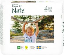 Eco by Naty Nohavičky plienkové jednorázové 4 Pants 8-15 kg 22 ks