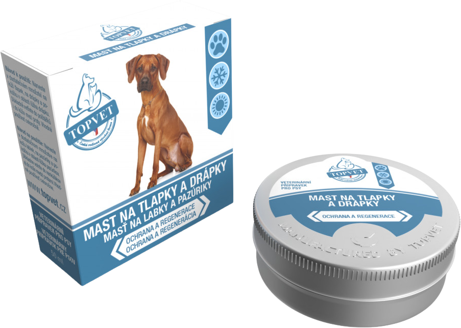 Topvet Masť na labky a pazúriky 50 ml