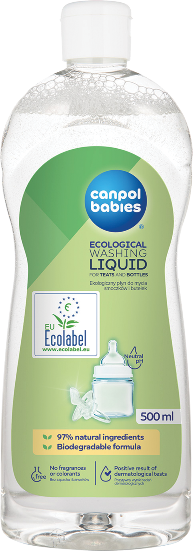 Canpol babies Ekologický umývací prostriedok na dojčenské fľaše a cumlíky 500 ml