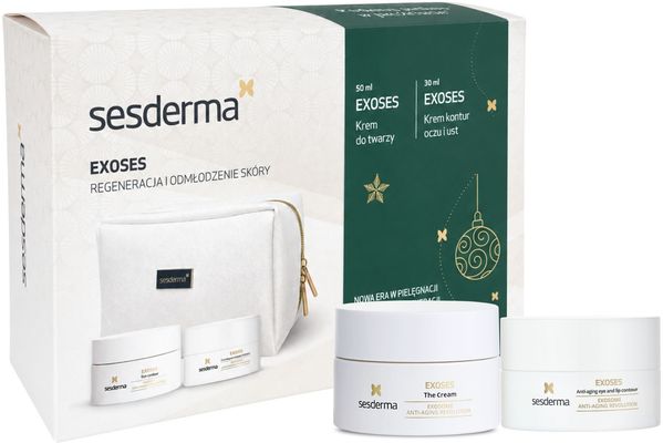 Sesderma EXOSES Darčekový set Pleťový krém + Kontúrovací krém na oči a pery