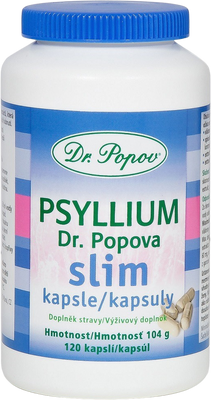 Dr.Popov Psyllium Slim 120 kapsúl