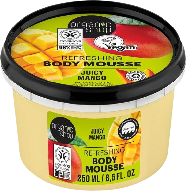 Organic Shop Osviežujúca telová pena Šťavnaté mango 250 ml