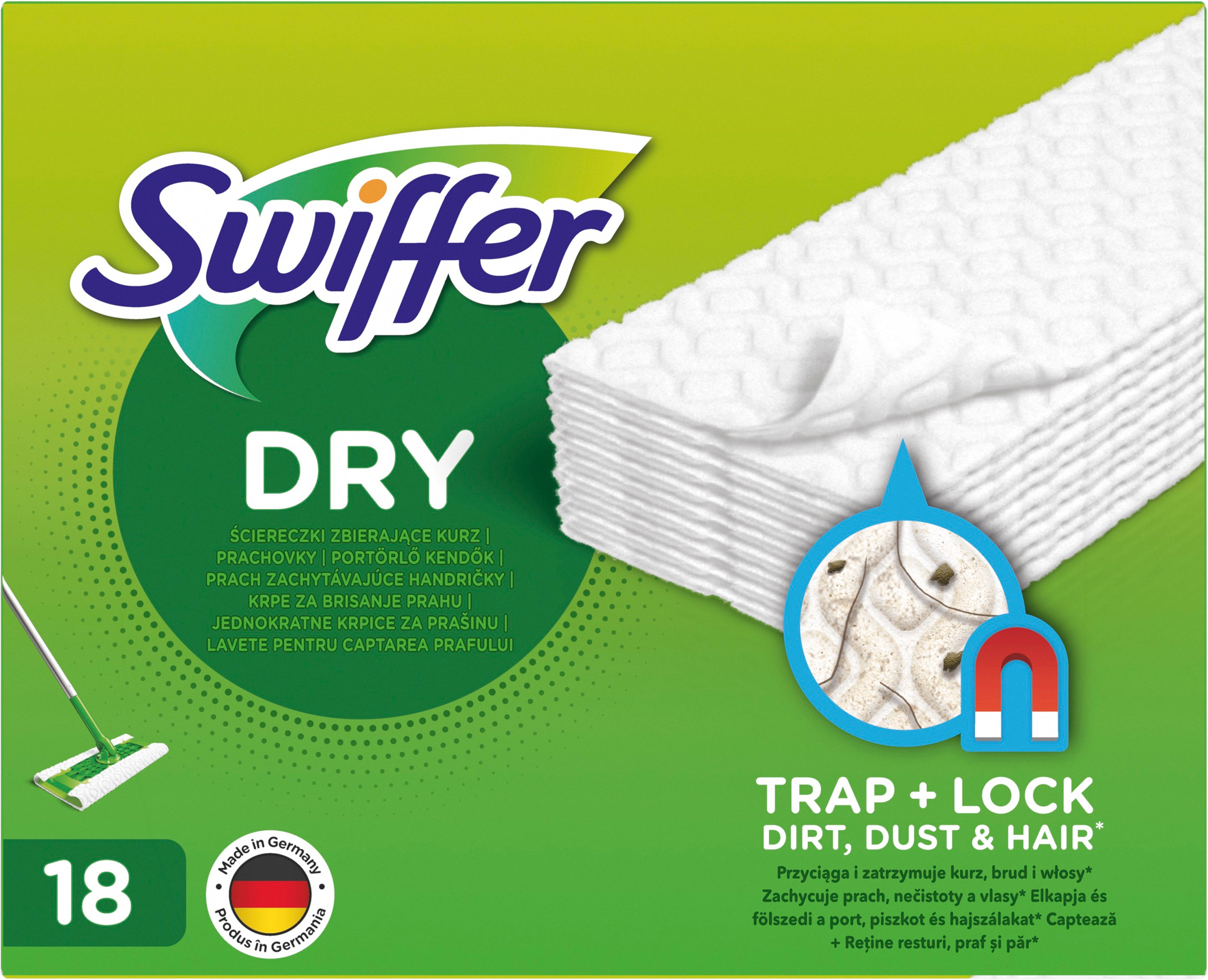 Swiffer Náhradné suché handričky 18 ks
