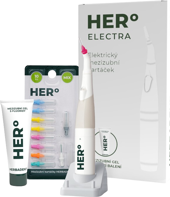 Herbadent HERo ELECTRA Medzizubná elektrická kefka