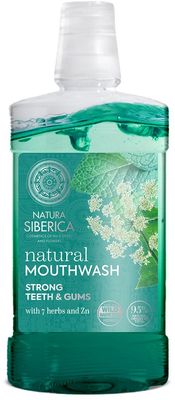 Natura Siberica Prírodná ústna voda so 7 sibírskymi bylinkami a zinkom 520 ml