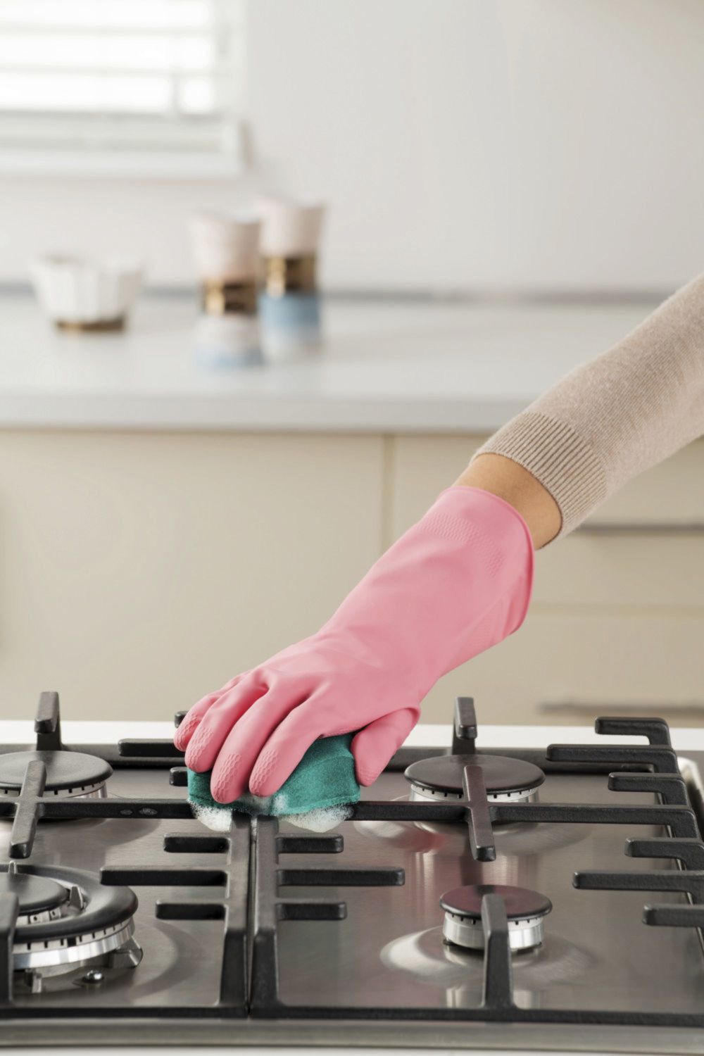3M Scotch-Brite® Ultra Sensitive kuchynské rukavice, citrónová vôňa 1 ks