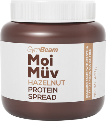 GymBeam Proteinela lieskový oriešok 400 g
