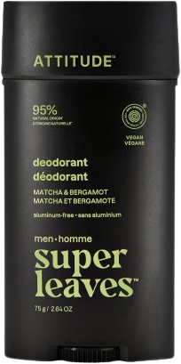 Attitude Pánsky dezodorant Super leaves Matcha & Bergamot 75 g