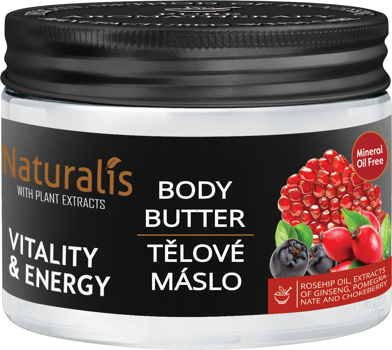 Naturalis Telové maslo - Vitality & energy 300 g