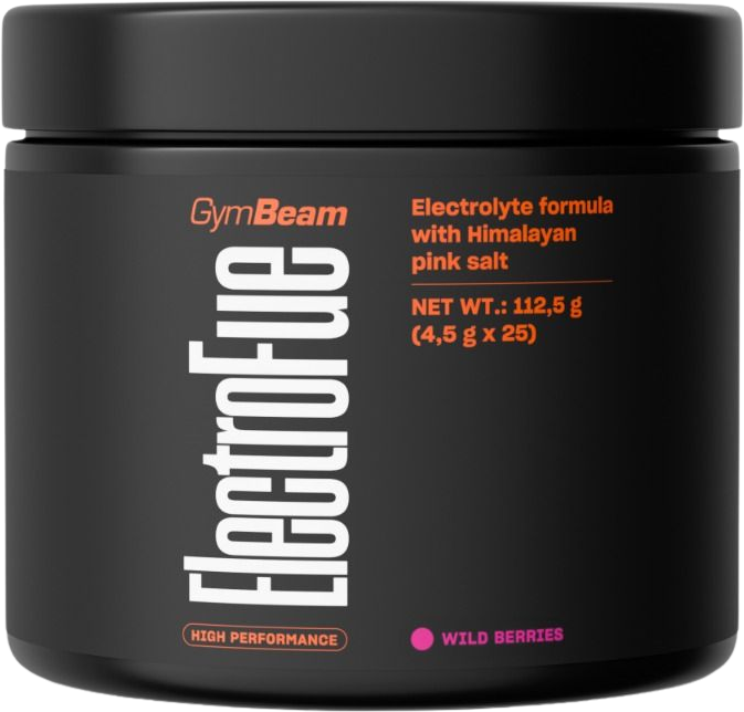 GymBeam ElectroFue Packs - lesné ovocie 25 x 4.5 g