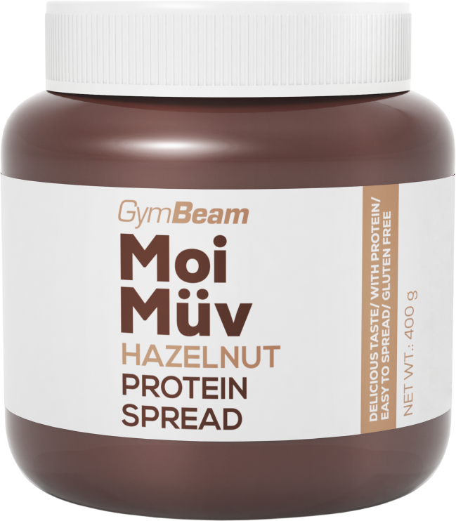 GymBeam Proteinela lieskový oriešok 400 g