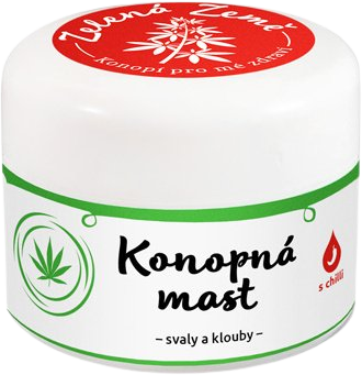 Zelená Země Konopná masť na svaly a kĺby 12 ml