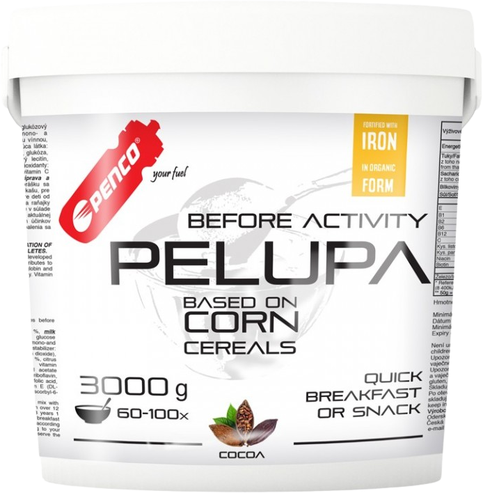 Penco Pelupa sacharidová kaša, kakao 3000 g