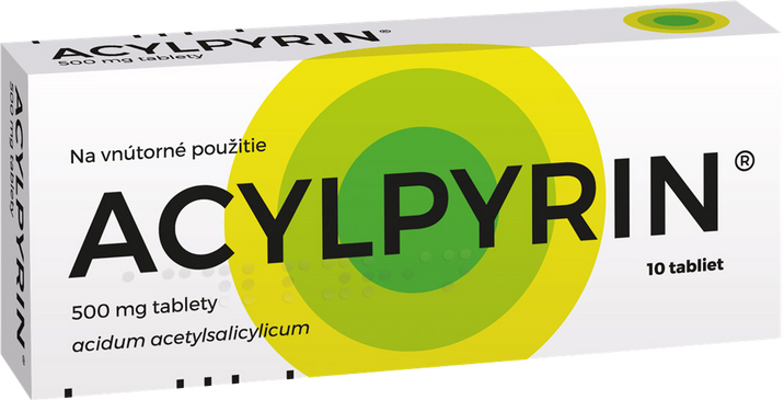 Acylpyrin 500 mg 10 tabliet