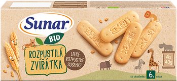 Sunar BIO sušienky Rozpustilé zvieratká 160 g