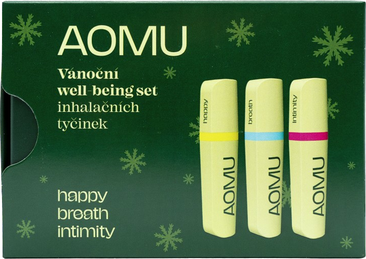 AOMU Vianočný well-being set inhalačných tyčiniek
