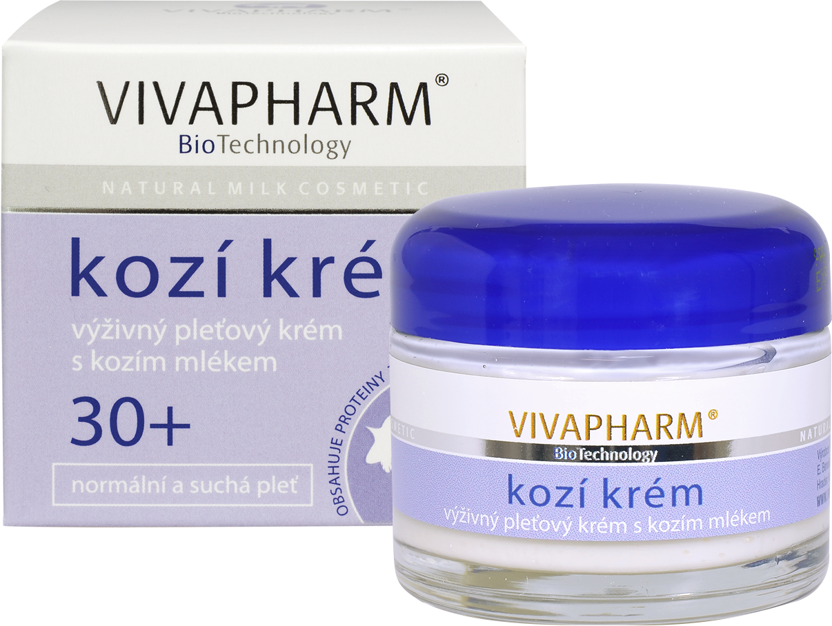 VivaPharm Kozí výživný pleťový krém 50 ml