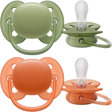 Philips Avent Cumlík Ultrasoft Premium neutral 2 ks