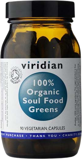 Viridian 100% Organic Soul Food Greens 90 kapsúl