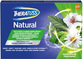 TheraTuss Natural pastilky na podráždené hrdlo 16 tabliet