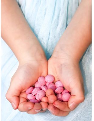 Natios Kids Multivitamín, 21 vitamínov a minerálov 180 tabliet