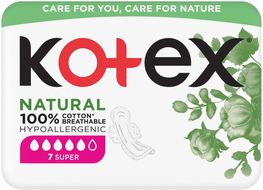 Kotex® Natural Super 7 ks