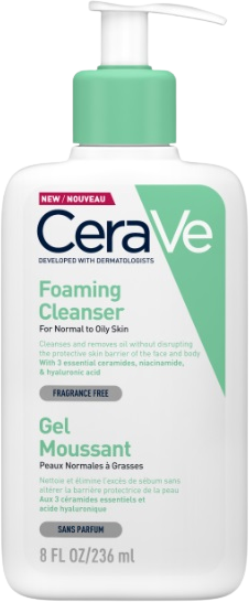 CeraVe Čistiaci penivý gél na normálnu až mastnú pleť 236 ml