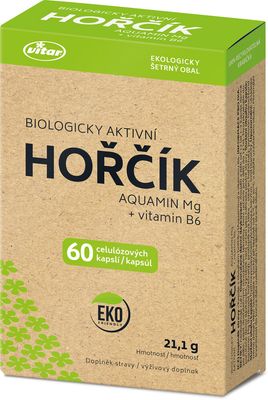 Vitar EKO Horčík Aquamin 60 kapsúl