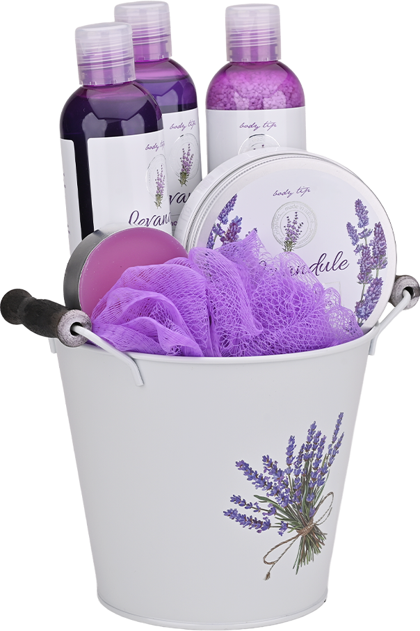 Vivaco Darčekové balenie kozmetiky s levanduľovým olejom 1 x 200 ml