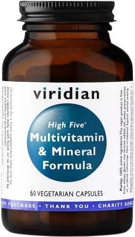 Viridian High Five Multivitamin & Mineral Formula 60 kapsúl