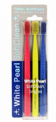 White Pearl SoftClean 7600 Zubná kefka 3 ks
