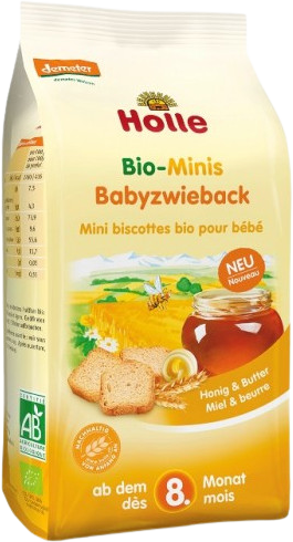 Holle bio detské špaldové mini sucháre 100 g