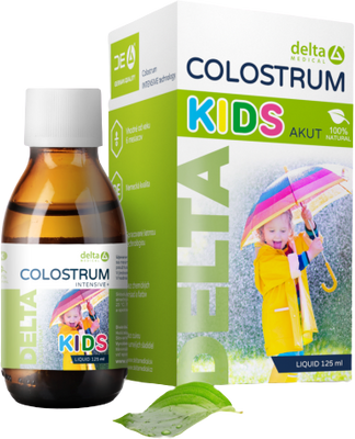 Delta Colostrum sirup KIDS 100 % NATURAL 125 ml