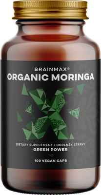 BrainMax Organic Moringa 100 kapsúl