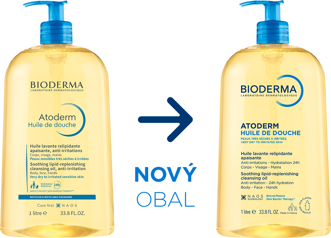 Bioderma Atoderm Sprchový olej pre veľmi suchú až atopickú pokožku 1 l
