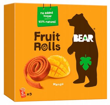 Bear Fruit Rolls mango ovocné rolované plátky 5 x 20 g