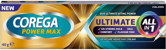 Corega Power Max Ultimate All in 1 fixačný krém 40 g