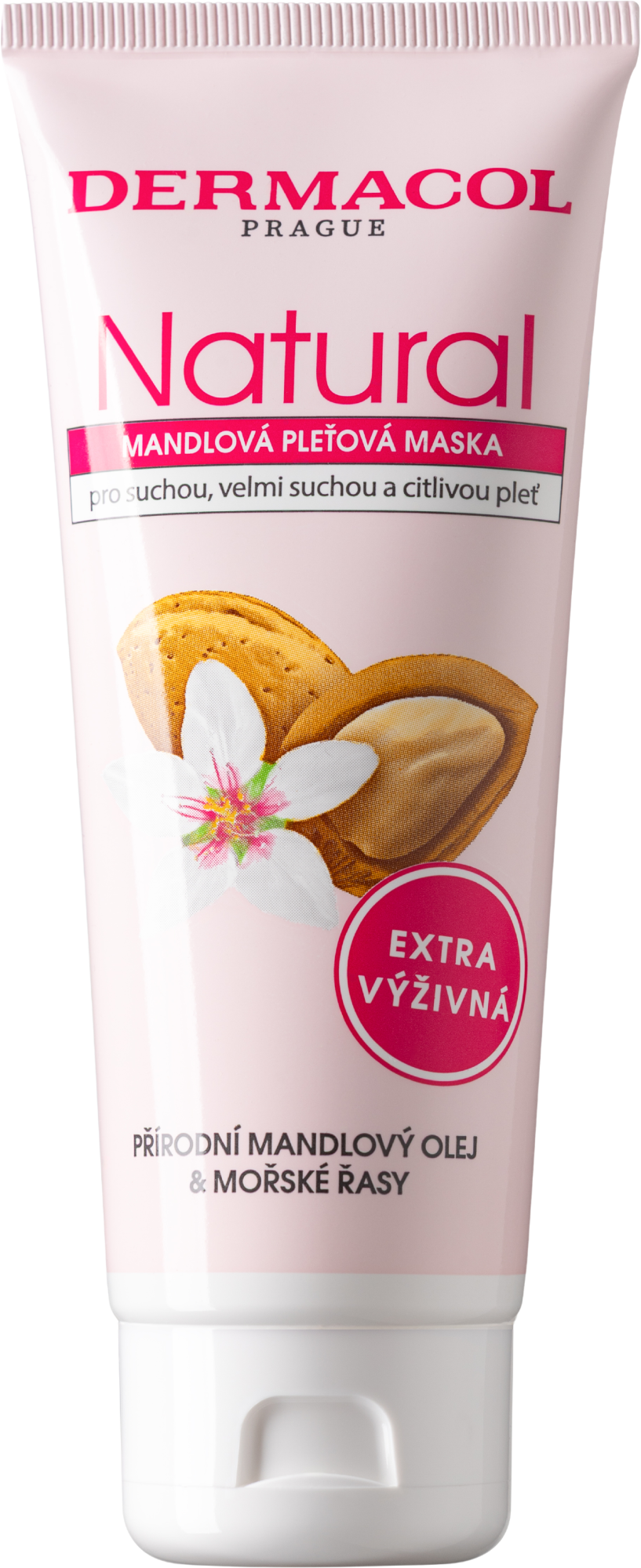 Dermacol Vyživujúca mandľová pleťová maska Natural 150 ml