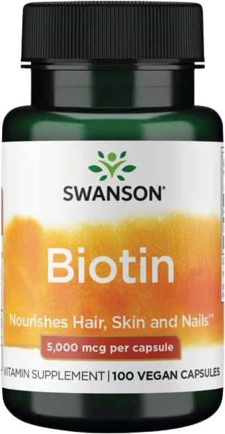 Swanson Biotín 5000 mcg 100 kapsúl