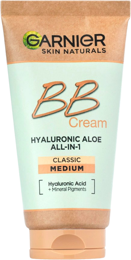 Garnier Skin Naturals Hyaluronic Aloe All-in-1 BB krém medium, 50 ml