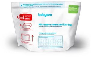 BabyOno Vrecká sterilizačné do mikrovlnky, 5 ks
