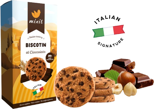 Mixit Italian Bakery – Biscotin al Cioccolato 170 g