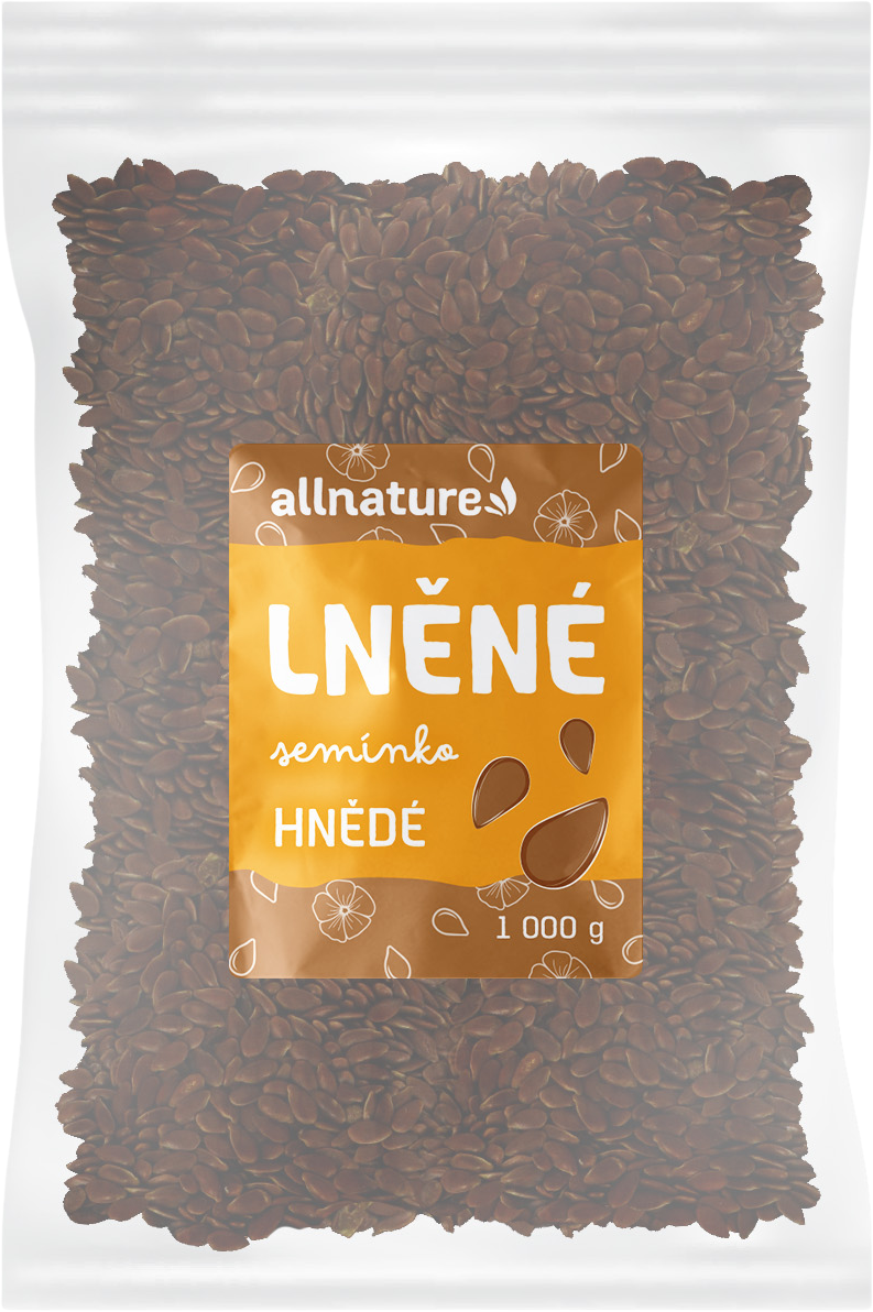 Allnature Ľanové semienko hnedé 1000 g