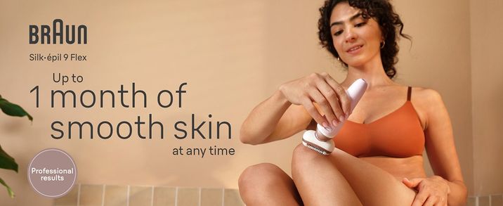 Braun Silk·épil 9 Flex, Epilátor 9-360 3D Biely/Ružový