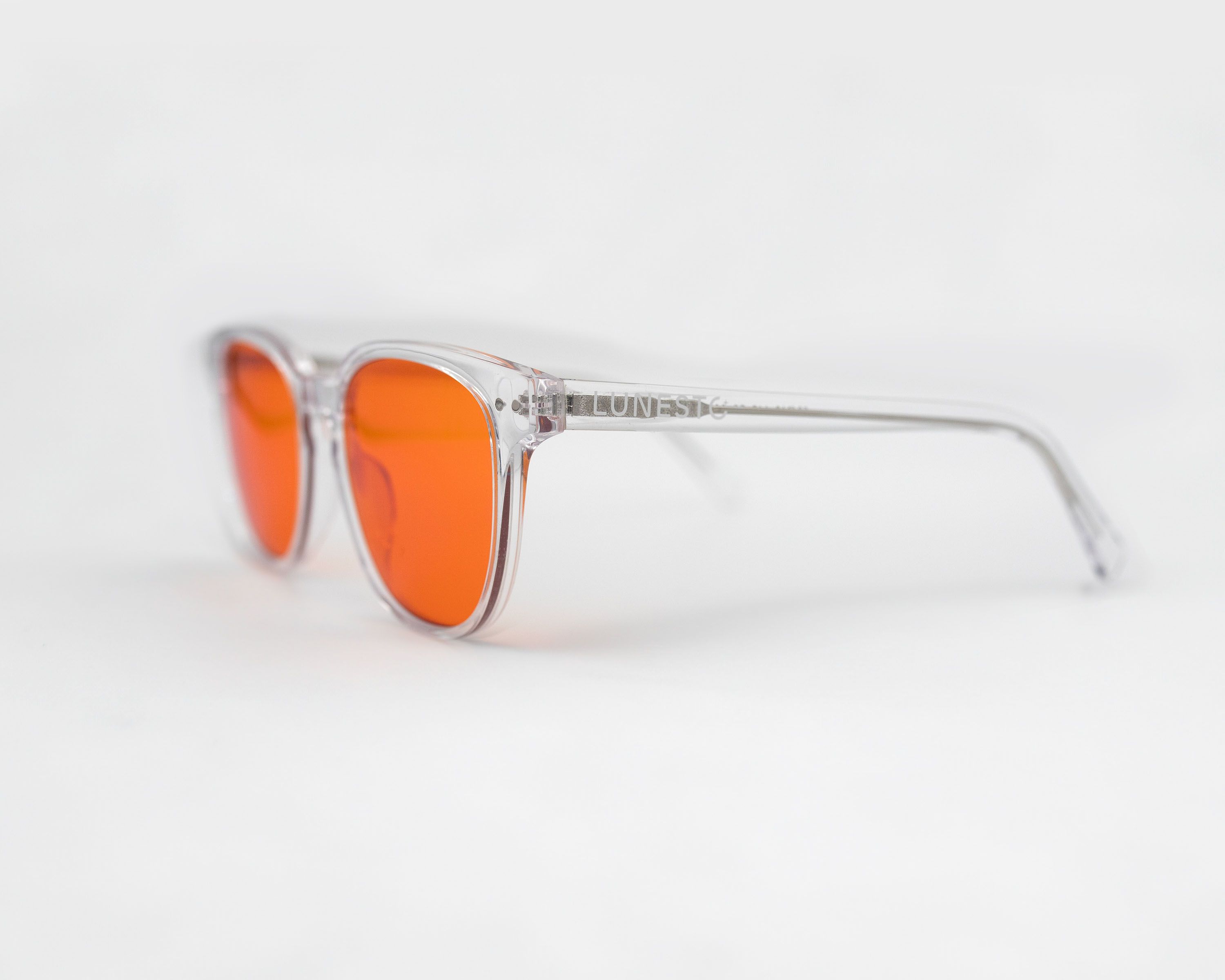 Lunesto Blue Light - oranžové okuliare blokujúce modré svetlo - transparentné